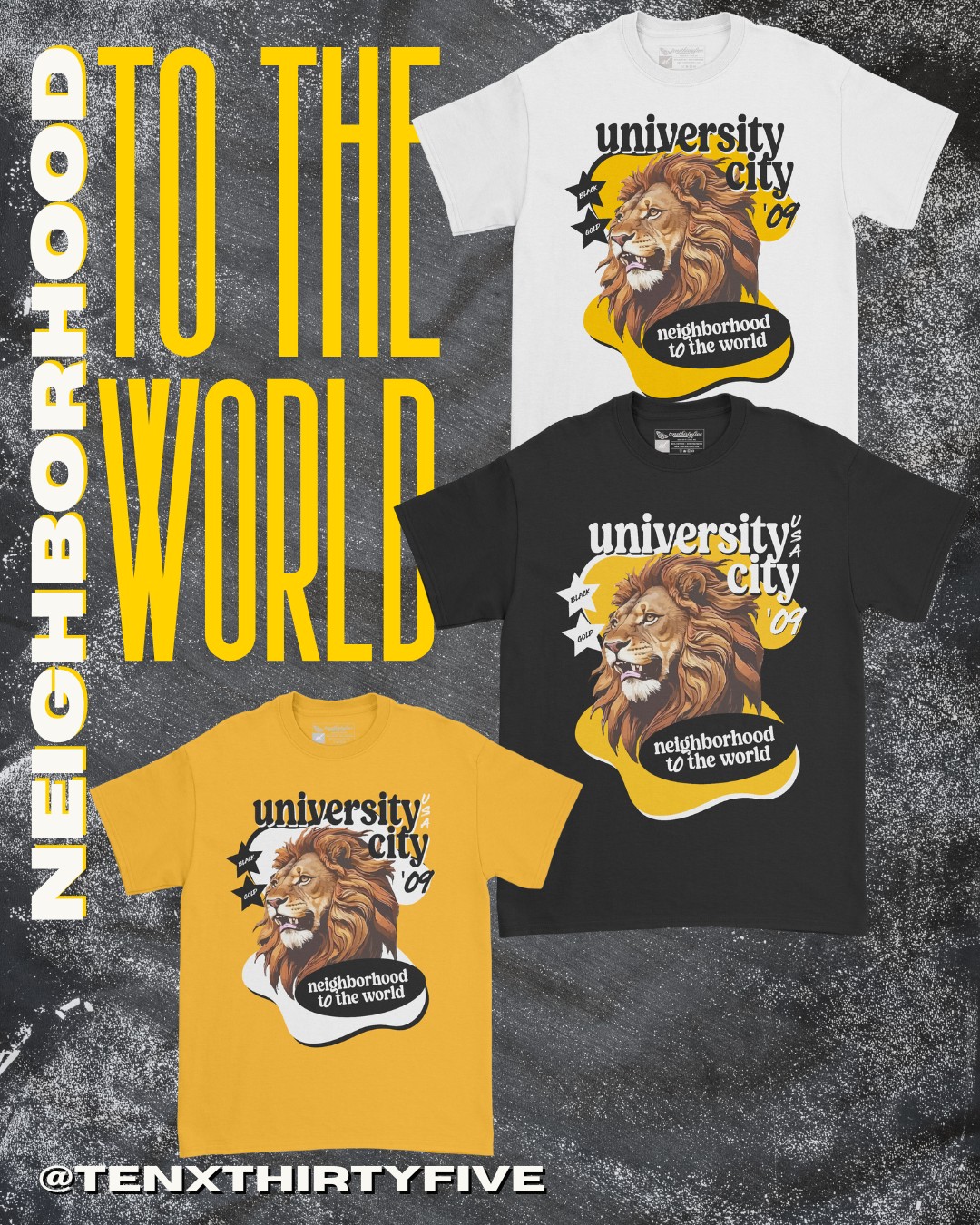 U. CITY LIONS FRONT TEE