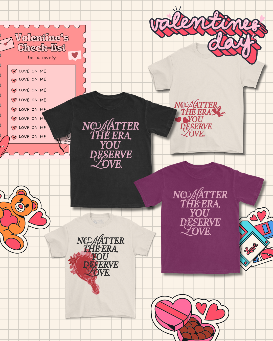 YOU DESERVE LOVE TEE