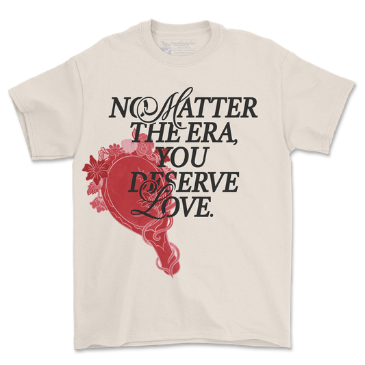 YOU DESERVE LOVE MIRROR TEE