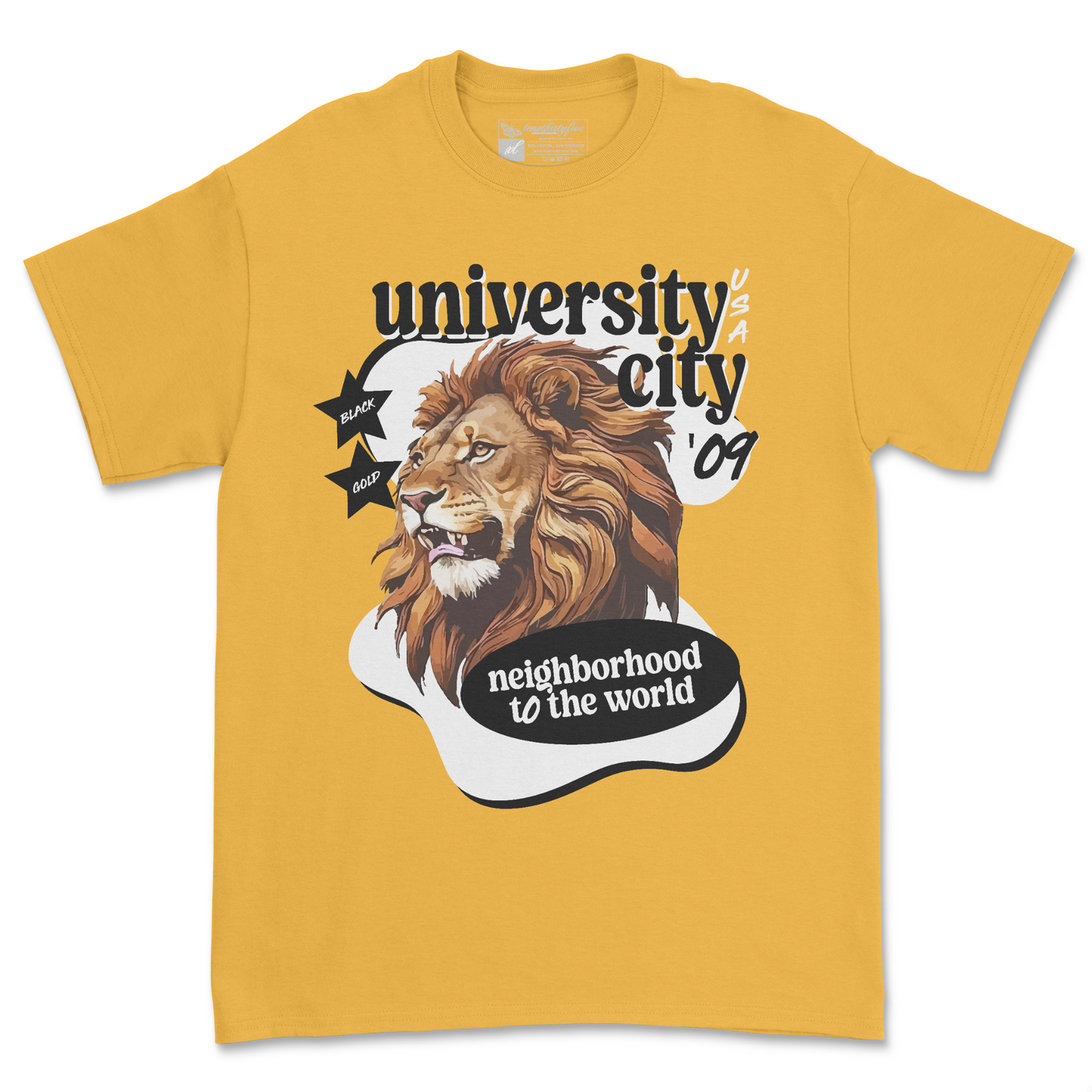 U. CITY LIONS FRONT TEE