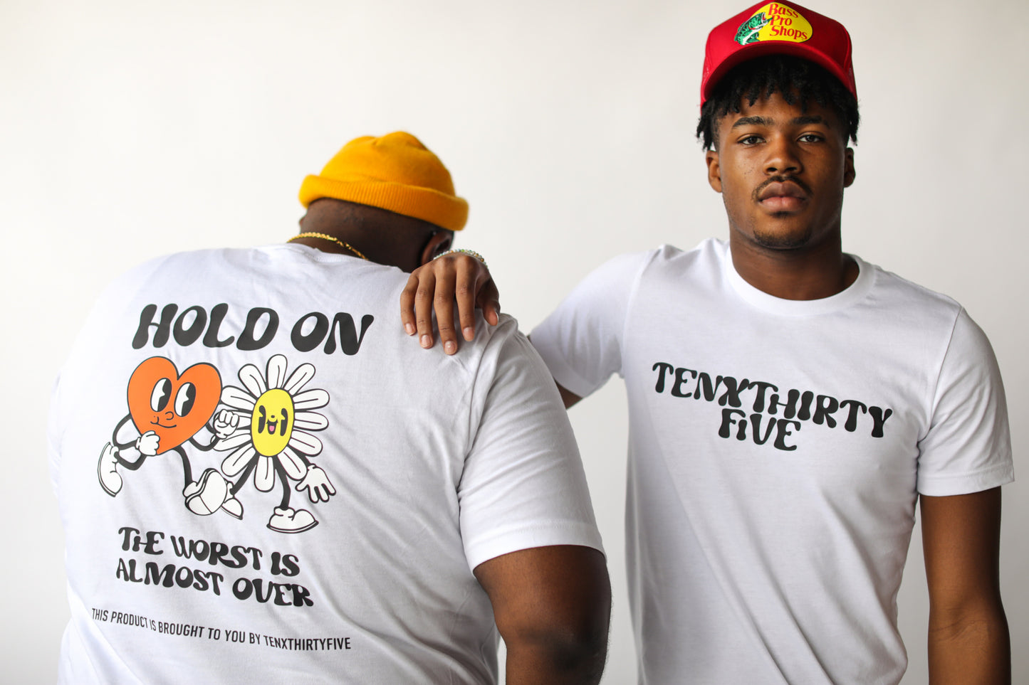 'HOLD ON' BRAND TEE