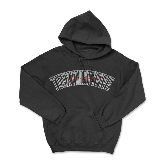 'TENXTHIRTYFIVE' VARSITY BRAND HOODIE