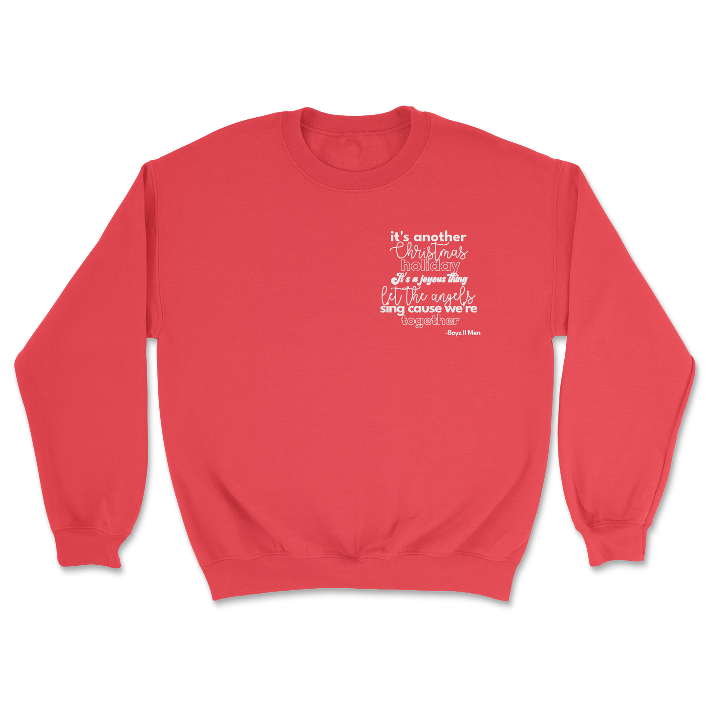 'CHRISTMAS LYRICS' HOLIDAY SWEATSHIRT