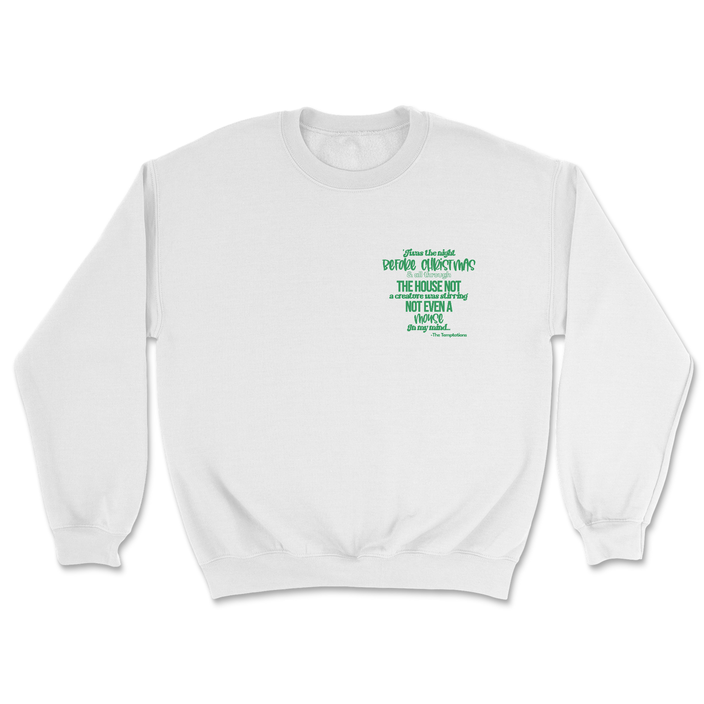 'CHRISTMAS LYRICS' HOLIDAY SWEATSHIRT