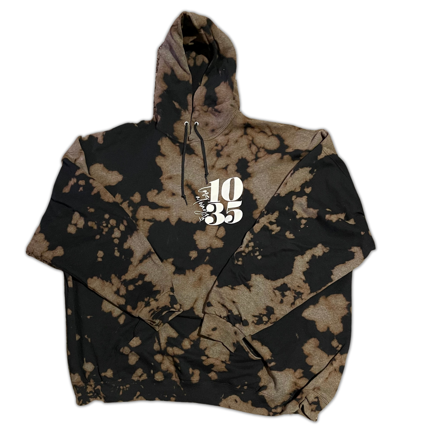 '1035' BRAND PUFF HOODIE
